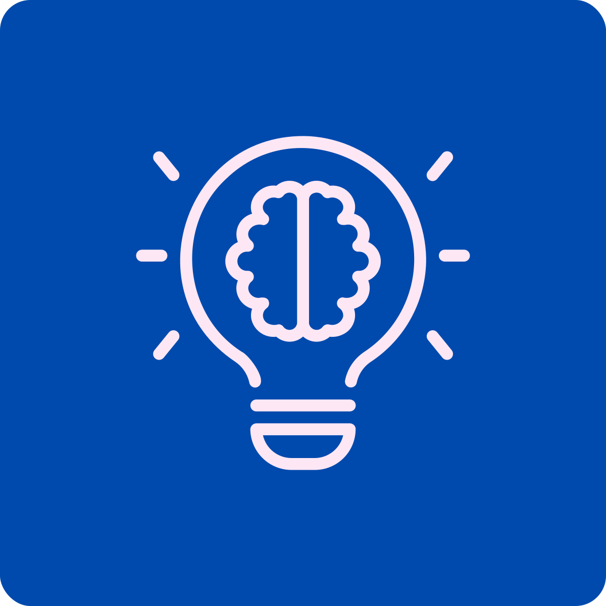 Lightbulb icon representing marketing strategy ideas